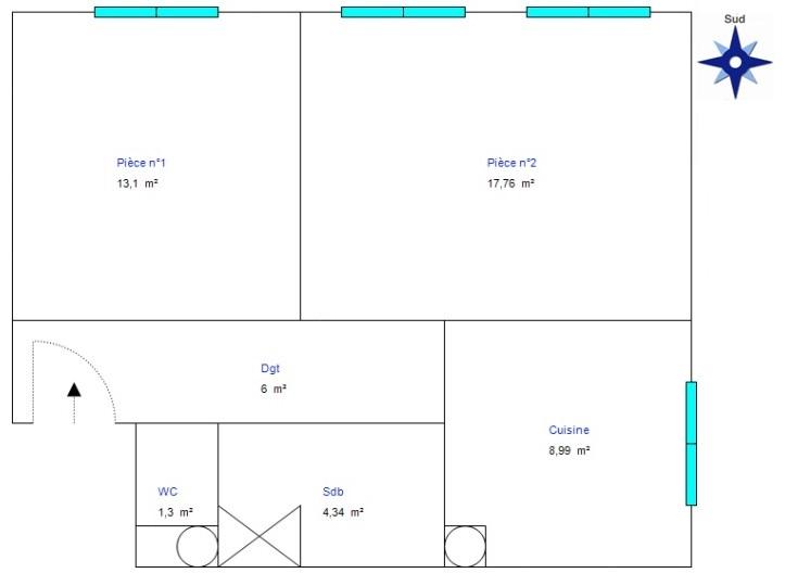 Appartement de 52 m² - Photo 10 - Rouffach