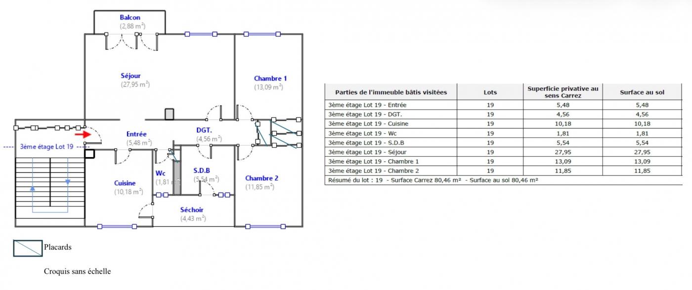 Appartement de 80 m² traversant, dernier étage, garage | Strasbourg Cronenbourg - Photo 10 - Strasbourg
