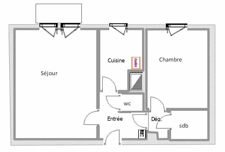 Appartement F2 - Photo 1 - Montigny-lès-Metz