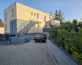 À vendre, superb appartement modern de 135 m² en duo sur un terrain de 6.2 are styl maison cubique, située dans une impasse au calme a Mommenheim - Mommenheim (67670)